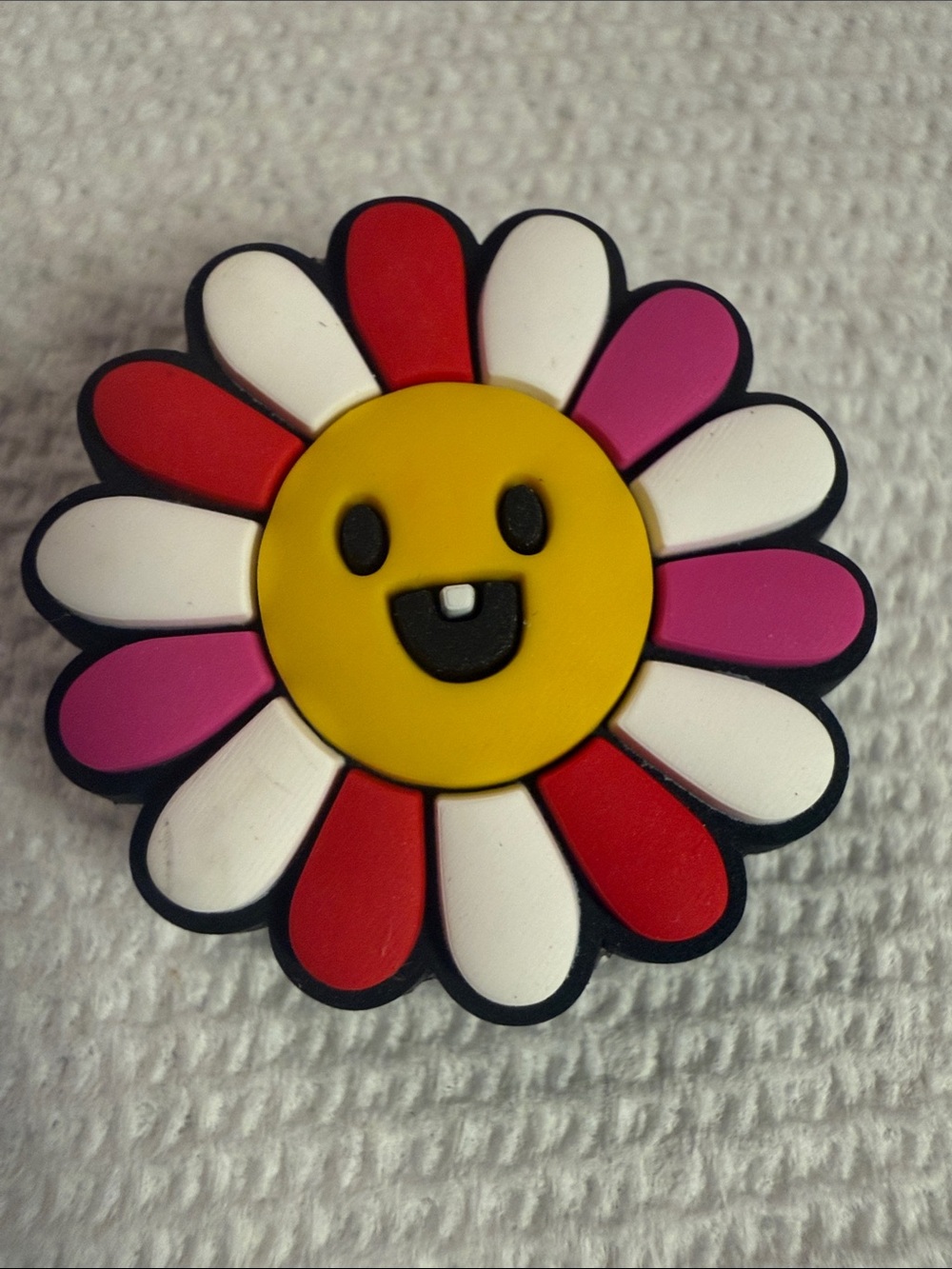Kids Flower Smile Shoe Charm - Multicolor